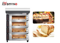 Stainless Steel Commercial Bakery Kitchen Equipment 4 Deck Oven