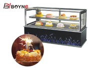 Japanese Style Right Angle Three-Layers Cake Freezer E Type for bakery shop